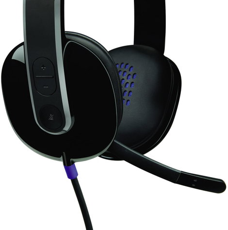 Logitech H540 Számítógép On Ear headset Vezetékes Stereo Fekete mikrofon zajelnyomás 5. kép