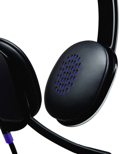 Logitech H540 Számítógép On Ear headset Vezetékes Stereo Fekete mikrofon zajelnyomás 6. kép