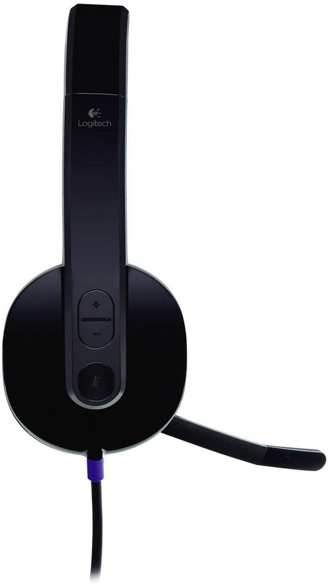 Logitech H540 Számítógép On Ear headset Vezetékes Stereo Fekete mikrofon zajelnyomás 7. kép