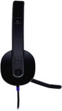 Logitech H540 Számítógép On Ear headset Vezetékes Stereo Fekete mikrofon zajelnyomás 7. bélyegkép
