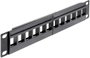 Delock 43259 12 port Hálózati patchpanel 254 mm (10) Szereletlen 1 ME bélyegkép