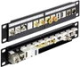 Delock 43259 12 port Hálózati patchpanel 254 mm (10) Szereletlen 1 ME 4. bélyegkép