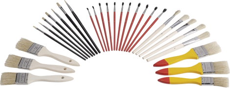 ZAHN Pinsel E10710-20 Modellező ecset 30 részes