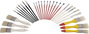 ZAHN Pinsel E10710-20 Modellező ecset 30 részes bélyegkép
