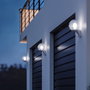 Steinel L 585 S 005917 Kültéri fali lámpa mozgásérzékelővel Energiatakarékos lámpa, LED E27 60 W Feh 2. bélyegkép