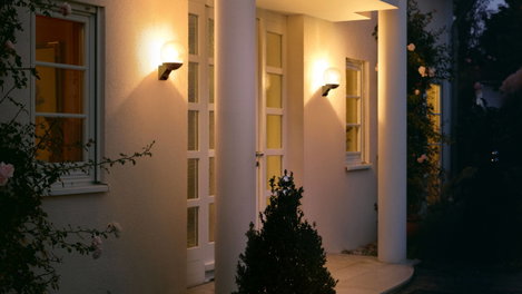 Steinel L 585 S 005917 Kültéri fali lámpa mozgásérzékelővel Energiatakarékos lámpa, LED E27 60 W Feh 3. kép