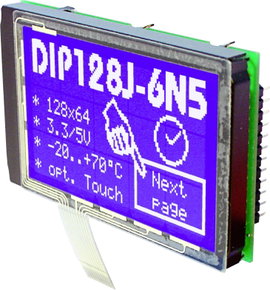 DISPLAY VISIONS LC kijelző (Sz x Ma x Mé) 75 x 45.8 x 10.8 mm