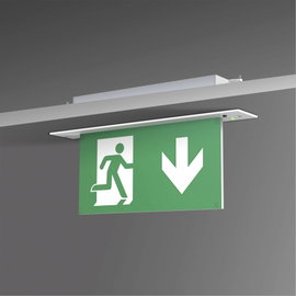 B-SAFETY BR 554 030 Menekülési útvonal vészvilágítás Mennyezetre történő szerelés