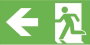 B-SAFETY BR 565 030 Menekülési útvonal vészvilágítás Mennyezetre történő szerelés, Fali felépítés sz 3. bélyegkép
