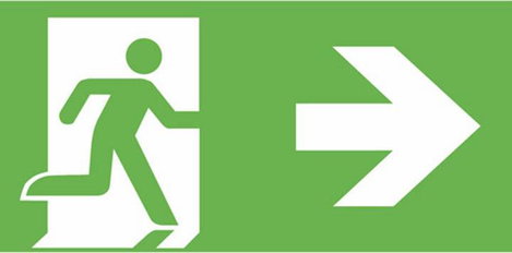 B-SAFETY BR 559 030 Menekülési útvonal vészvilágítás Mennyezetre történő szerelés 4. kép