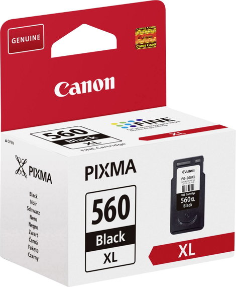 Canon Tinta PG-560XL Eredeti Fekete 3712C001 2. kép