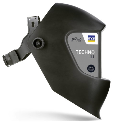 GYS LCD TECHNO 11 TRUE COLOR 064997 Hegesztő védőpajzs EN 166, EN 175, EN 379 Fekete 5. kép