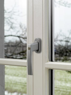 ABUS ABFS59486 Ablakfogantyú, reteszelhető Ezüst