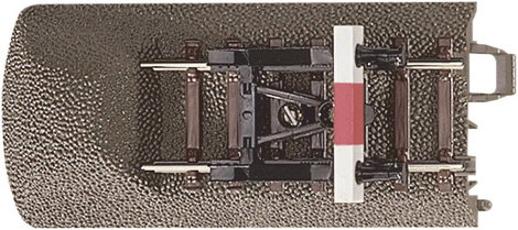 H0 Trix C sín 62977 Sínvég ütközővel 80.5 mm 1 db