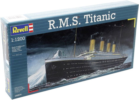 Revell 05804 R.M.S. Titanic Hajómodell építőkészlet 1:1200 3. kép