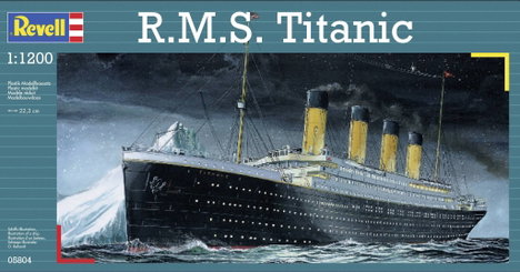 Revell 05804 R.M.S. Titanic Hajómodell építőkészlet 1:1200 4. kép