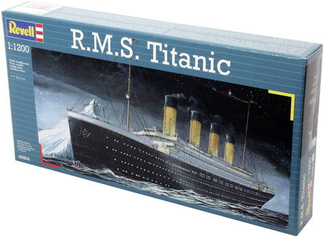 Revell 05804 R.M.S. Titanic Hajómodell építőkészlet 1:1200 6. kép