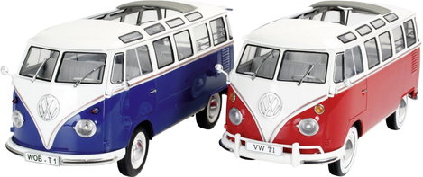Revell 07399 VW T1 Samba Bus Autómodell építőkészlet 1:24 14. kép