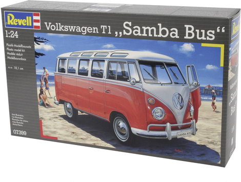 Revell 07399 VW T1 Samba Bus Autómodell építőkészlet 1:24 7. kép