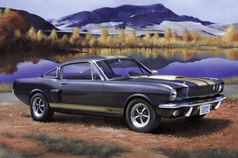 Revell 07242 Shelby Mustang GT 350 H Autómodell építőkészlet 1:24 2. kép