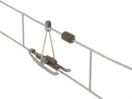 H0 Viessmann Modelltechnik 4175 Felsővezeték leválasztó Univerzális 2 db