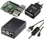 TRU COMPONENTS Pure Set Raspberry Pi® 3 B+ 1 GB 4 x 1.4 GHz Tápegységgel, Házzal bélyegkép