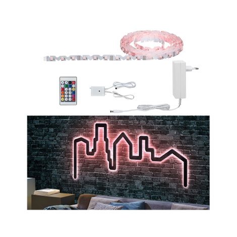 Paulmann 789.66 78966 LED csík alap készlet Dugóval 12 V 5 m RGB 1 db 2. kép