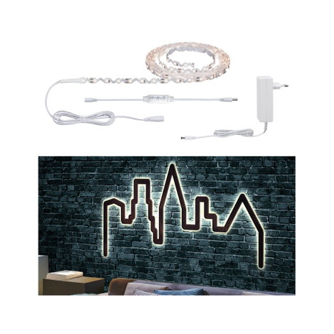 Paulmann FlexLED 3D 78963 LED csík alap készlet Dugóval 12 V 5 m Melegfehér 1 db 2. kép