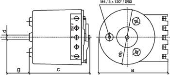 Szabályozó transzformátor 1 x 230 V 502.20 VA 1.86 A 0090 Thalheimer 2. kép