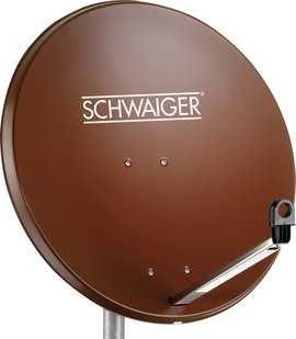 Schwaiger SPI996.2 SAT antenna 80 cm Reflektor anyaga: Acél Téglavörös