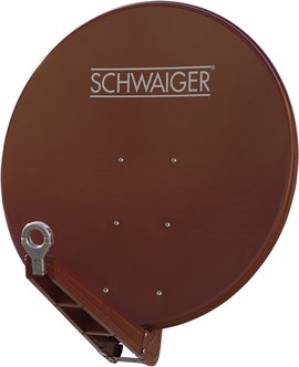 Schwaiger SPI085PR SAT antenna 85 cm Reflektor anyaga: Alumínium Téglavörös