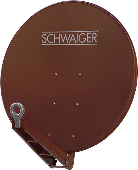 Schwaiger SPI085PR SAT antenna 85 cm Reflektor anyaga: Alumínium Téglavörös