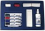 Legamaster STARTER Kit 7-125000 Táblafilc Fekete, Kék, Piros, Zöld Táblatörlővel, tisztítószerrel, m bélyegkép