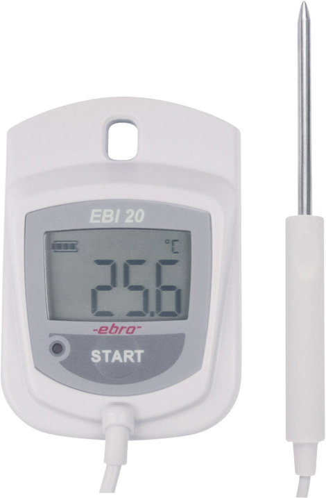 ebro 1601-0043-Z EBI 20-TE1 Hőmérséklet adatgyűjtő Mérési méret Hőmérséklet -30 - 70 °C