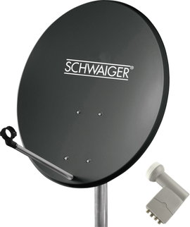 Schwaiger SPI5501SET4 SAT berendezés vevő nélkül Résztvevők száma: 4