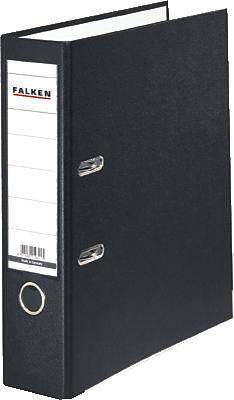 Falken Iratrendezők PP-Color DIN A4 Hátlap szélesség: 80 mm Fekete 2 kengyel 9984089