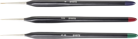 ZAHN Pinsel E10710-15 Modellező ecset Vörösnyest 3 részes