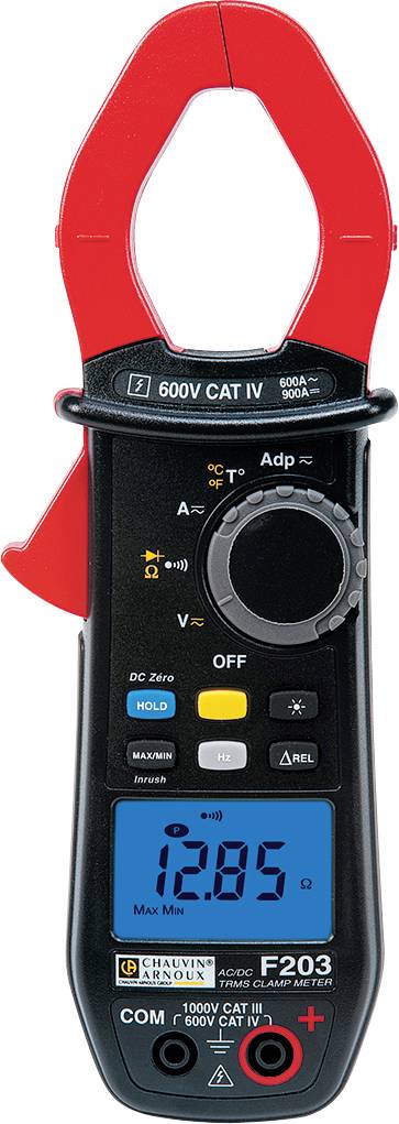 Chauvin Arnoux F203 Lakatfogó digitális CAT III 1000 V, CAT IV 600 V Kijelző (digitek): 6000