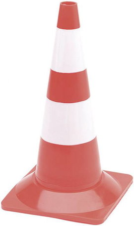 Velleman 1190-50 Oszloppár Forgalom kúp pilon elzáró kalap (H x Sz x Ma) 275 x 275 x 500 mm