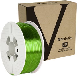 Verbatim 55065 neu 3D nyomtatószál PETG 2.85 mm 1 kg Zöld (átlátszó) 1 db