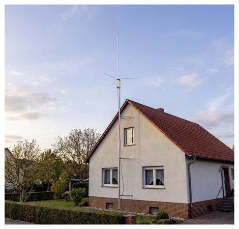 Albrecht 6348 GPA 27 1/2 CB állomás antenna Lambda típus 1/2 3. kép