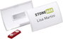 Durable 821219 Névtábla CLICK FOLD MAGNET 40x75mm - 8212 Mágnes 10 db bélyegkép