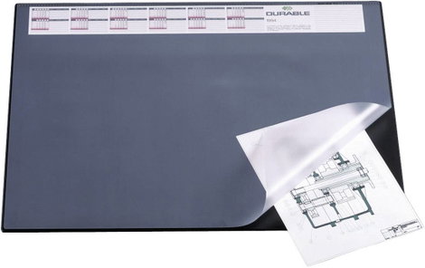 Durable 7204 720401 Asztali alátét Fekete (Sz x Ma) 650 mm x 520 mm
