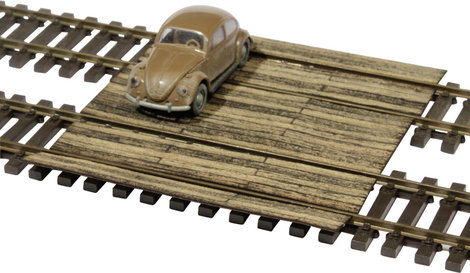 MBZ 84213 N deszkás vasúti átjáró Lasercut modell
