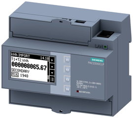 3 fázisú energiafogyasztás mérő 400 V 230 V 65 A, Siemens 7KM2200-2EA40-1JB1