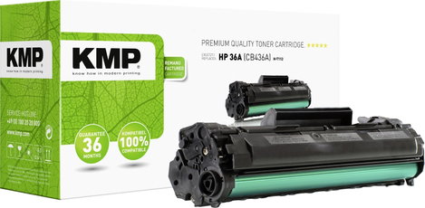 KMP H-T112 Toner kazetta helyettesíti HP 36A, CB436A Fekete 2000 oldal Kompatibilis Toner