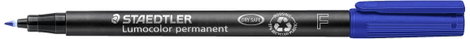 Staedtler Lumocolor permanent F DRY SAFE 318-3 Permanent marker Kék Vízálló: Igen 2. kép