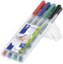 Staedtler Alkoholos filc Lumocolor® Piros, Kék, Zöld, Fekete 316 WP4 2. bélyegkép