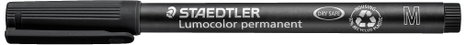 Staedtler Lumocolor permanent M DRY SAFE 317-9 Permanent marker Fekete Vízálló: Igen