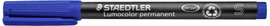 Staedtler Folienstift Lumocolor® permanent 313 313-3 Permanent marker Kék Vízálló: Igen